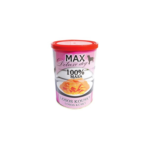 MAX deluxe losos kousky 400g