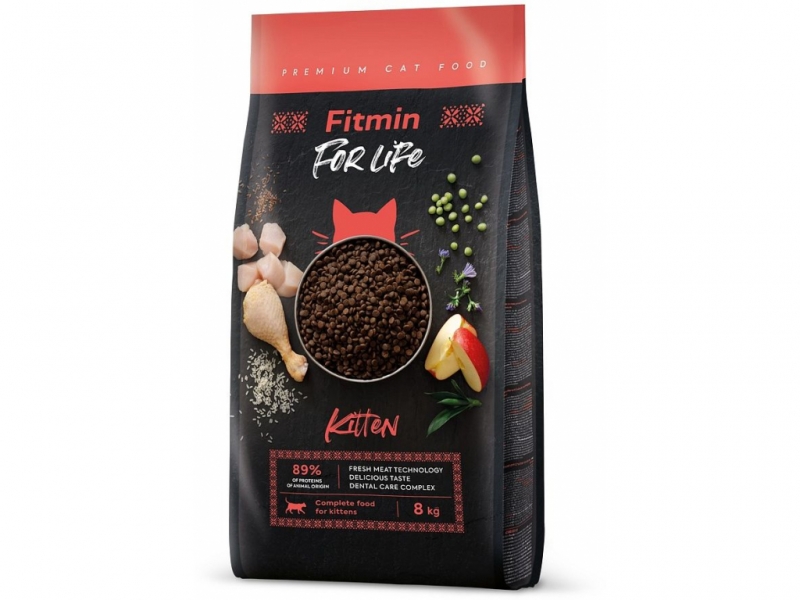 Fitmin For Life Kitten kompletní krmivo pro koťata - 8 kg 