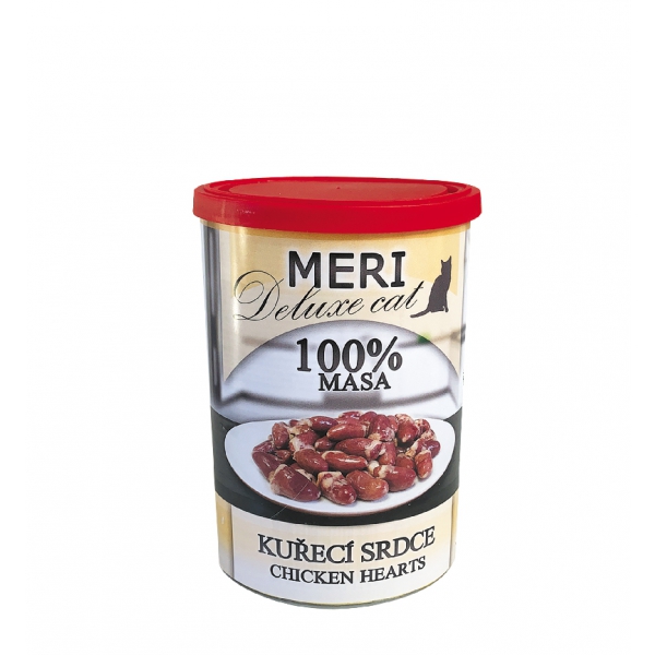 MERI deluxe KUŘECÍ SRDCE 400g