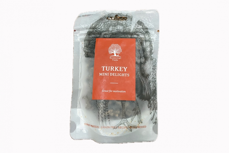 Essential Foods Turkey Mini Delights - pamlsky pro psy 100 g