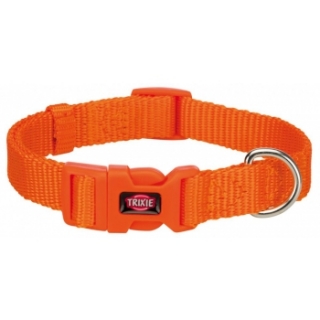 Oranžový nylonový obojek pro psy TRIXIE PREMIUM - 35-55 cm/20 mm (M-L)
